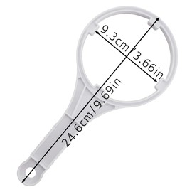 CChiai Whole House Water Filter Wrench Reverse Osmosis Housing Wrench 10 Inch Plastic Filter Bottle Replacement Home Commercial Water Purifier Accessories White