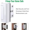 CRANACH Home Security Door Reinforcement Lock, 3” White – Child