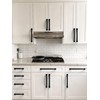 Asimerdeco 10 Pack Matte Black Cabinet Pulls 3 Inch(76mm) Kitchen