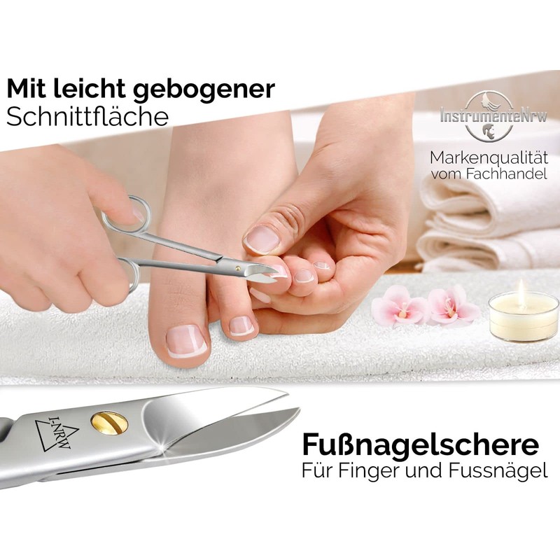 NECALON Professional Toenail Scissors for Extra Strong and Thick Toenails