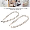 2Pcs Pearl Bead Bag Chain 60cm Workmanship Easily Install Detachable
