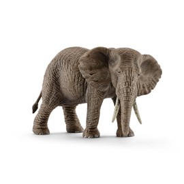 Schleich Wild Life - 3.6" Elephant Toy - Animal Figurine, Animal Toys for Boys and Girls - Realistic Female Gray Elephant - Ages 3+