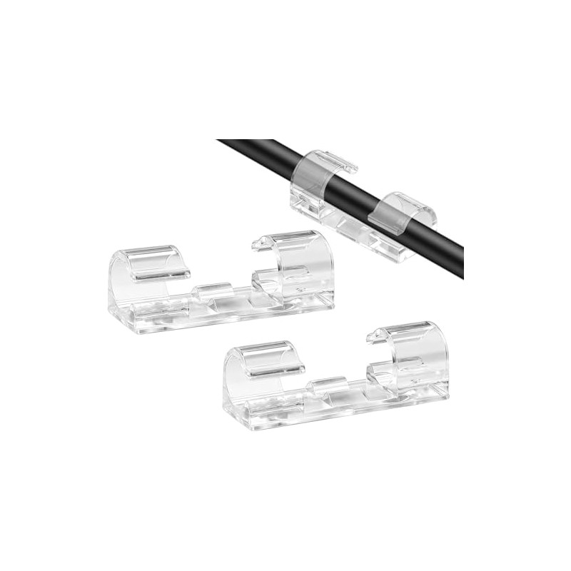 120 Piezas Organizador de Cables , Clips para Cables, Cable