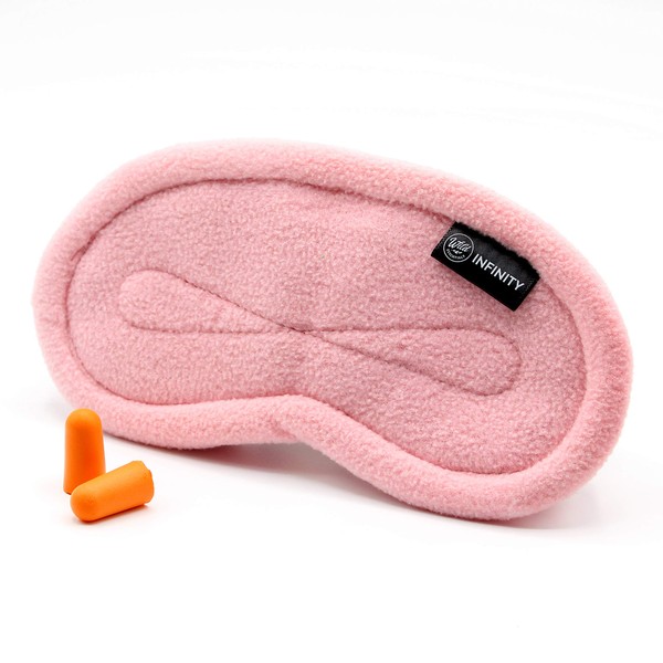 Wild Essentials Infinity Fleece Luxury Sleep Mask - Peacefully Pink