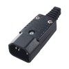 Toptekits IEC C14 Power Cord Connector,IEC 320 C14 Male Plug