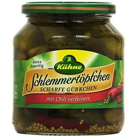 Kühne Cucumbers Gourmet Pot Chili 580 ml
