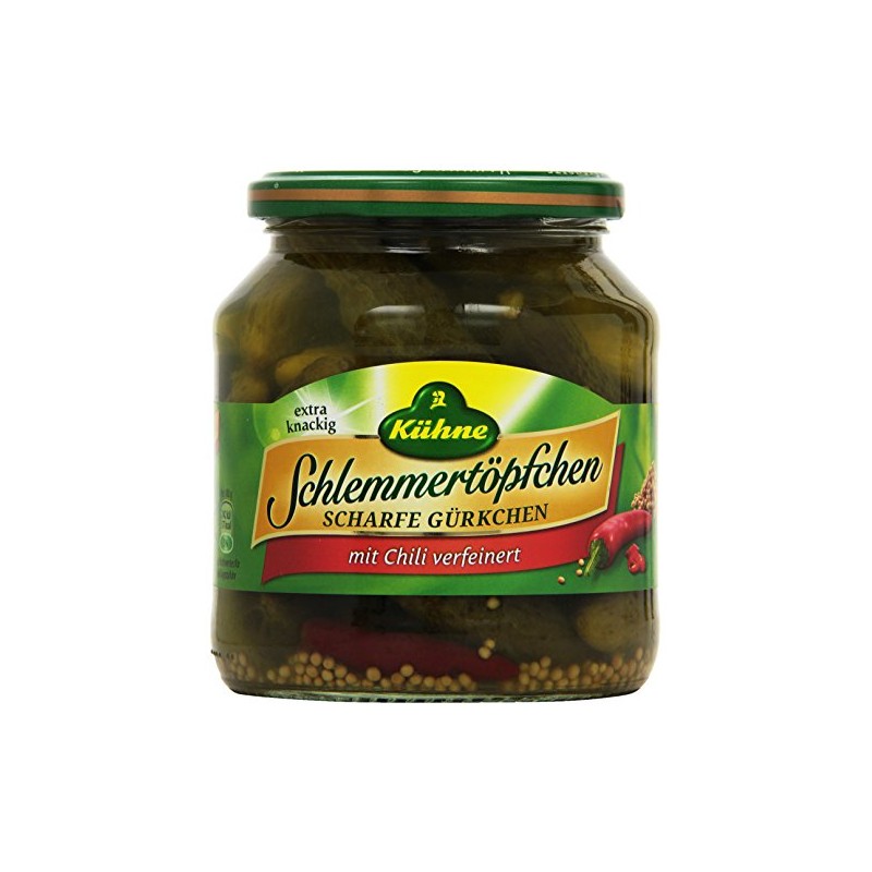 Kühne Cucumbers Gourmet Pot Chili 580 ml