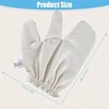 Guantes de masaje de seda cruda, guantes de ducha exfoliantes