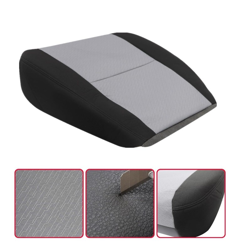 FZJDSD Cloth Ebony & Titanium Driver Bottom Replacement Seat Cover