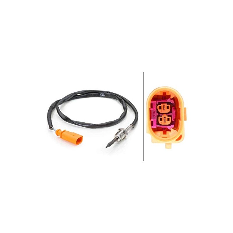 HELLA 6PT 014 494-031 Sensor, exhaust gas temperature - 2-pin