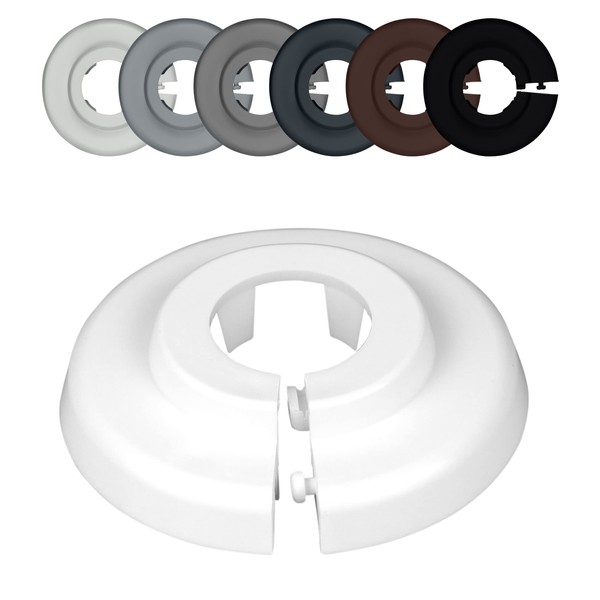 FUX FUX 20 Stck Einzel Heizungsrohr Rosette, verschiedene Gr??en, Rohrabdeckung,