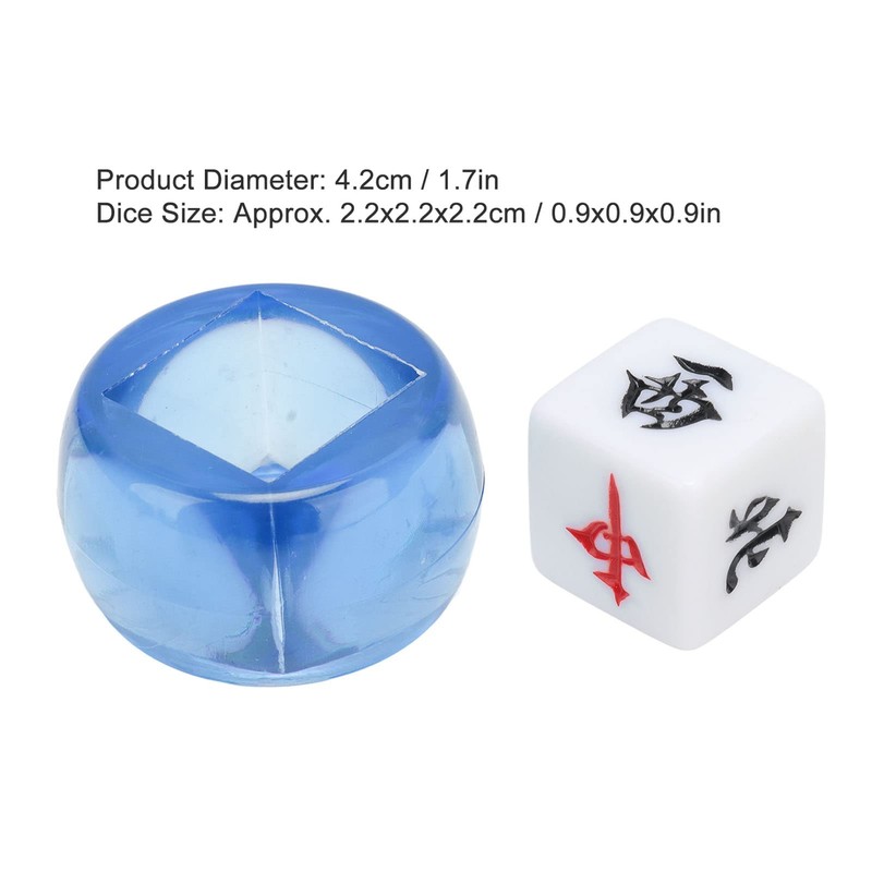 Mahjong Dice, 5Pcs Mahjong Wind Direction Dices East South West