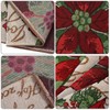 CGVG Table Runner Christmas Modern Table Runner Winter Reusable Christmas