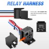 Nilight Ignition Switch Panel 12V 5 in 1 Rocker Switch
