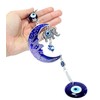 Turkish Blue Evil Eye (Nazar) Moon & Elephant Amulet Wall
