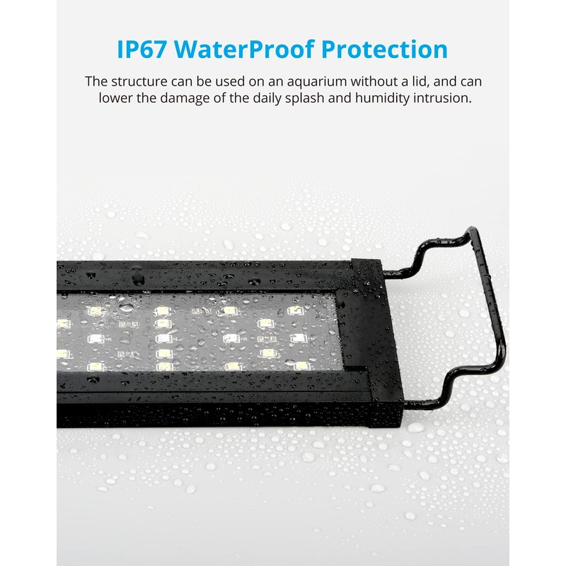NICREW SkyLED Plus Aquarium Plant Light, Freshwater Fish Tank Light