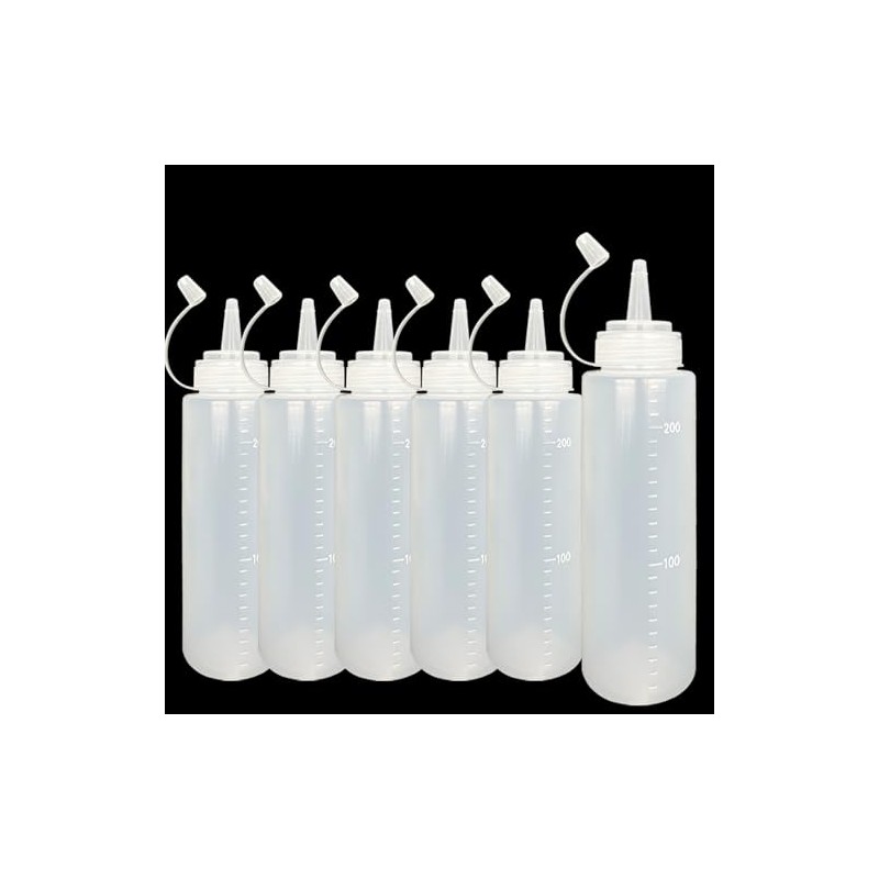 JinPhon Pack of 10 450 ml 16 oz Plastic Squeeze