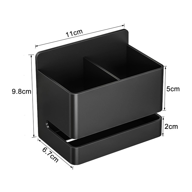 YESENT Aluminum Electric Toothbrush Holder - Bathroom Wall Mounted Toothbrush