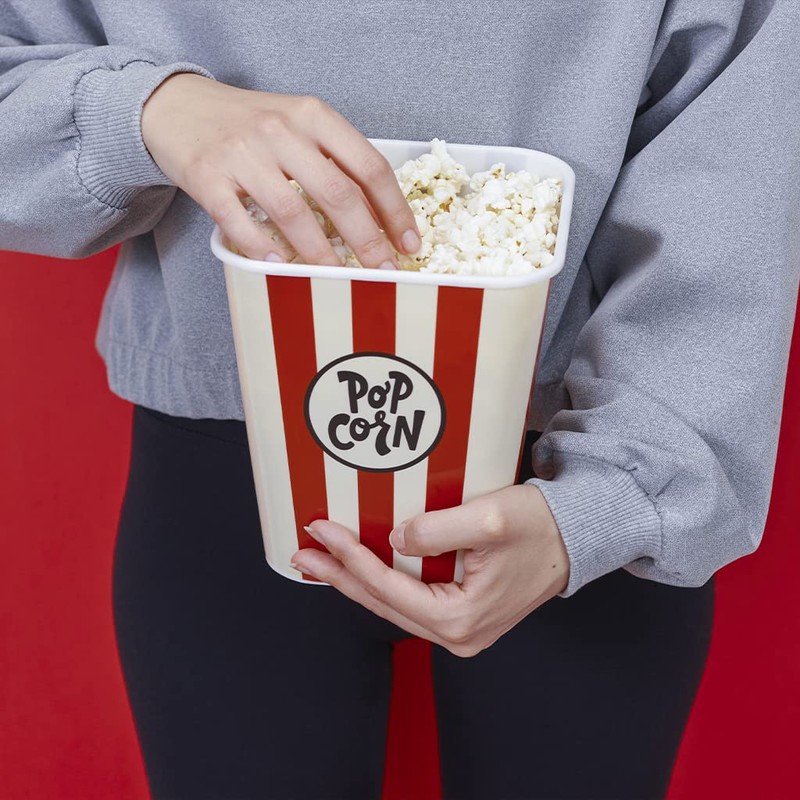 balvi Popcorn Bowl Streaming Colour Red The Essential Companion on