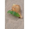 Kelly Green Sea Glass Hair Comb