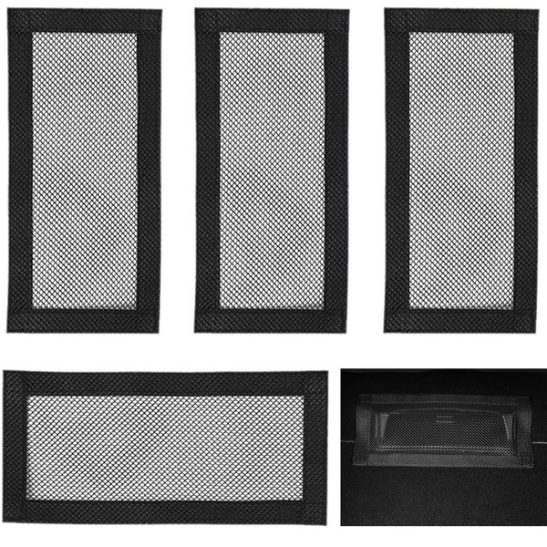 Tesla Model 3 Y Accessories, Vent Cover, Air Flow Under Seat, Climate Protection Cover for Ventilation Grille, Tesla Model Y Ventilation Grille (Velcro Fastener), Pack of 4