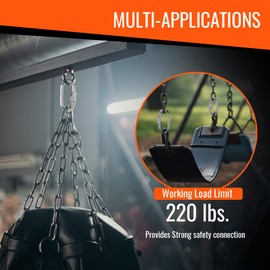 Yardware etcetera クイックリンク 3/16インチ 亜鉛メッキ 10個パック チェーンリンク