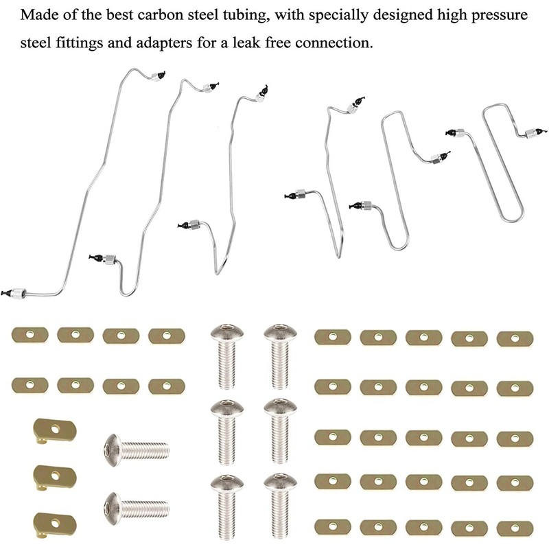 LL-Auto For Caterpillar CAT 3406 Fuel Injection Line Kit 3406B