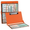 Whitecoat Clipboard® - Physical Therapy Edition (Orange, Bifold)
