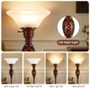 70" Torchiere Floor Lamp with NightLight - Victorian Style Standing