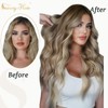 Sunny I Tip Hair Extensions Human Hair Balayage Brown I