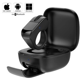 Latest Model Wireless Finger Ring Mouse, Bluetooth Touchpad, Cursor Control, TikTok Video Scroller, Compatible with PC, Laptop, Mobile, Tablet,Selfie Video Scrolling Page Turner