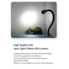 Gooseneck LED Light, Clamp Gooseneck Light 900 Lumen 120 Volt