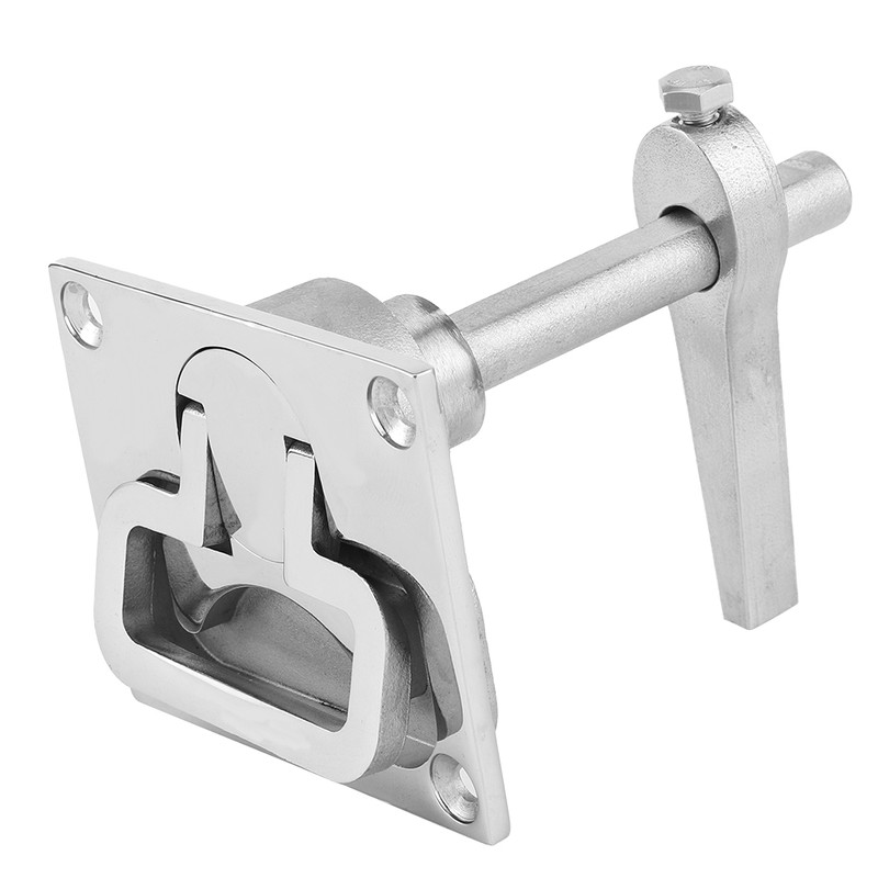 Stainless Steel Flush Mount Floor Lock Hatch Latch Hardware Accessory