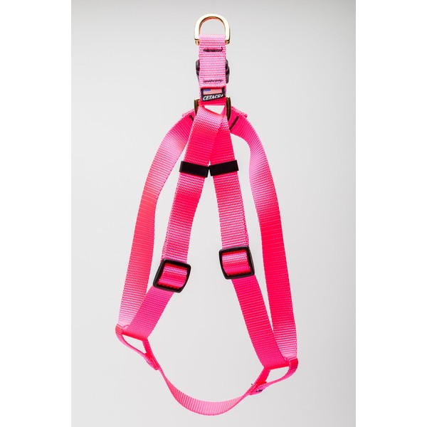 Cetacea Step-in Pet/Dog Harness - Webbing Width 3/8" Distance Around Torso 11"-16" - X-Small - Pink