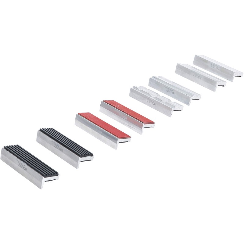 BGS 8442 | Bench Vice Jaw Protector Set | Aluminium