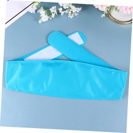 Gatuida Reusable Ice Pack Wrap for Lightweight Therapy Ice Bag Strap for Injuries Fever Muscle Aches Sky- for Swelling Cooling Food