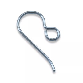 Hackberry Creek 10 Premium Steel Blue Niobium Ear Wires - Hypoallergenic Earring Hooks