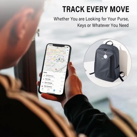 Bluetooth Tracker Only Compatible with Apple iOS MFi Certified Key Tracker for Car Keys,Wallet,Device Key Finder Locator with Sound GPS Tracker for Cats,2-Pack