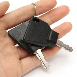 GAOHOU 2 Pieces Universal Ignition Keys for JCB Bomag Skytrak New Holland Excavator Loader Telehandlers Heavy Equipment