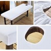 Yunzhou Massage Table Sheets, Massage Bed Cover with Face Hole,