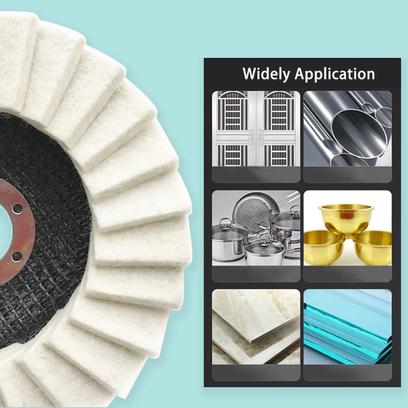 Felt Buffing Polishing Flap Disc Wool Felt Disc Wheel for