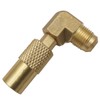 MENSI Propane Elbow Adapter with 3/8" Male Flare Connect Propane