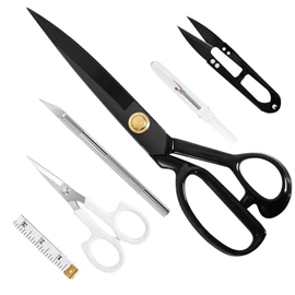 Professional Tailor Scissors 8 Inch - Fabric Scissors Heavy Duty, Sharp Sewing Shears for Cutting Fabric, Leather, Home, Office, Artists, Dressmakers