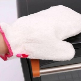Waterproof Microfiber Kitchen Dishwashing Scrubber Gloves Quick 10ea