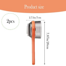 2 PCS Stainless Steel Peeling Knife with Container,Double-Sided Multifunctional Kitchenware Set,Vegetable Peeler with Catcher for Camping Cooking Kitchen Fast Peeling Tool