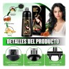 Shampoo Tinte Instantaneo Cubre Canas Extracto Plantas 500ml