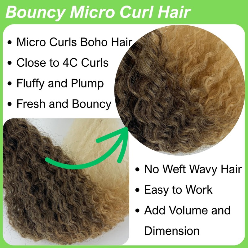 Marrone Bionda Treccia Capelli Pre Stretched Knotless Boho Treccia Capelli