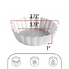 Fat Daddio's PFT-375 Round Fluted Tart Pan with Removable Bottom,