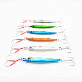 Orludo QB100200z07n0 Tungsten Jig, Tangled B, Total 6 Color Set (3.5 oz (100 g), Equipped with W Assist Hooks, Orurudo Tungsten Jig