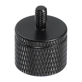 PATIKIL Tripod Screw Adapter 1/4" Female to M4 Male, Tripod Nut Connectors Camera Mount Screw Camera Double Head Converter for Microphone Holder Magic Arm Accessories